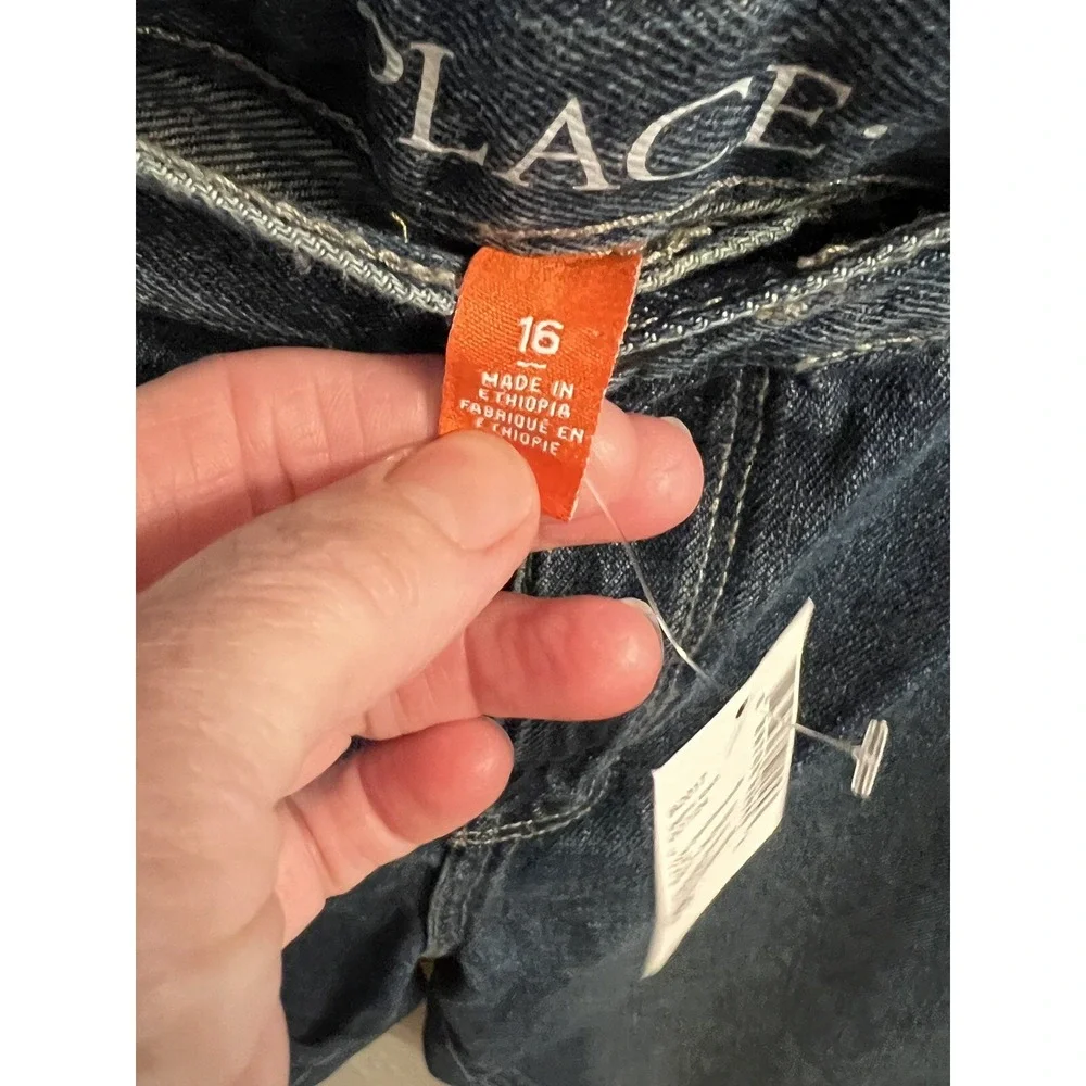 Childrens Place Boys Jeans Size 16 Regular‎ Kids Blue Bootcut Denim